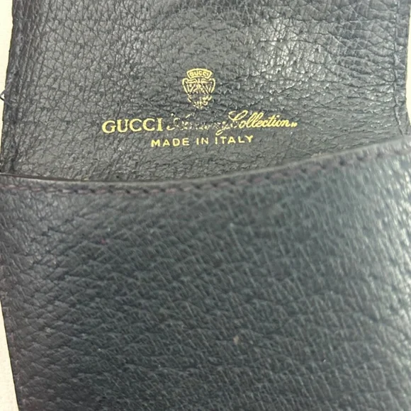 Vintage Gucci Glasses, Sunglass or Cigarette Case Blue GG Supreme Sherry Line - Picture 8 of 14